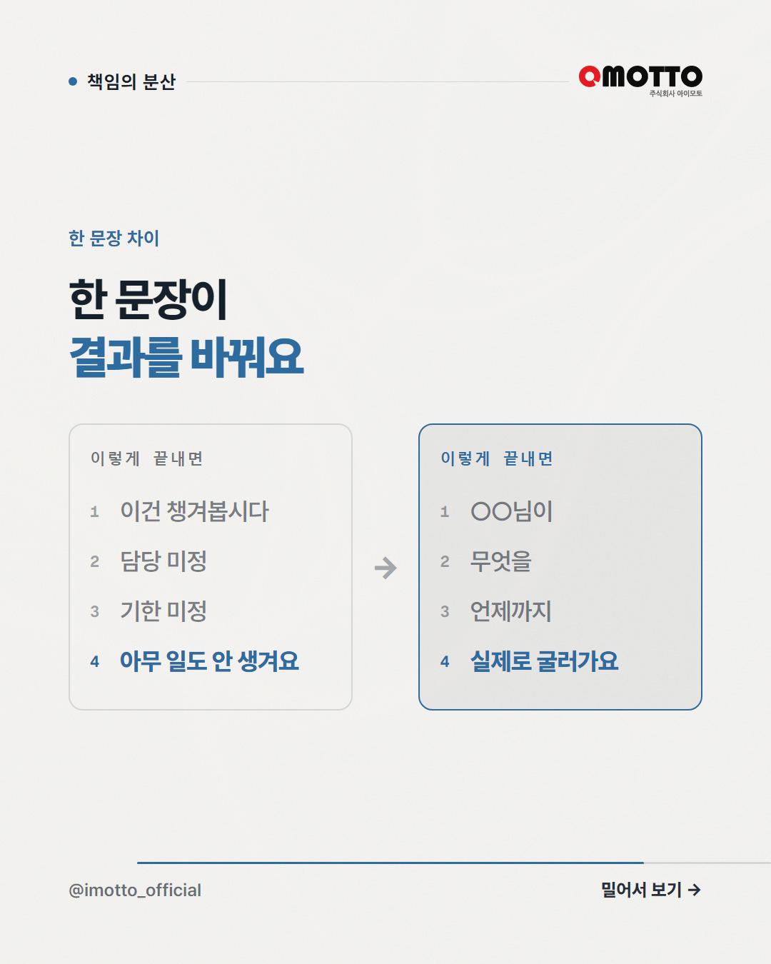 회의에서 다들 동의했는데 아무도 안 하는 이유 — 책임 분산 카드뉴스 4번째 장