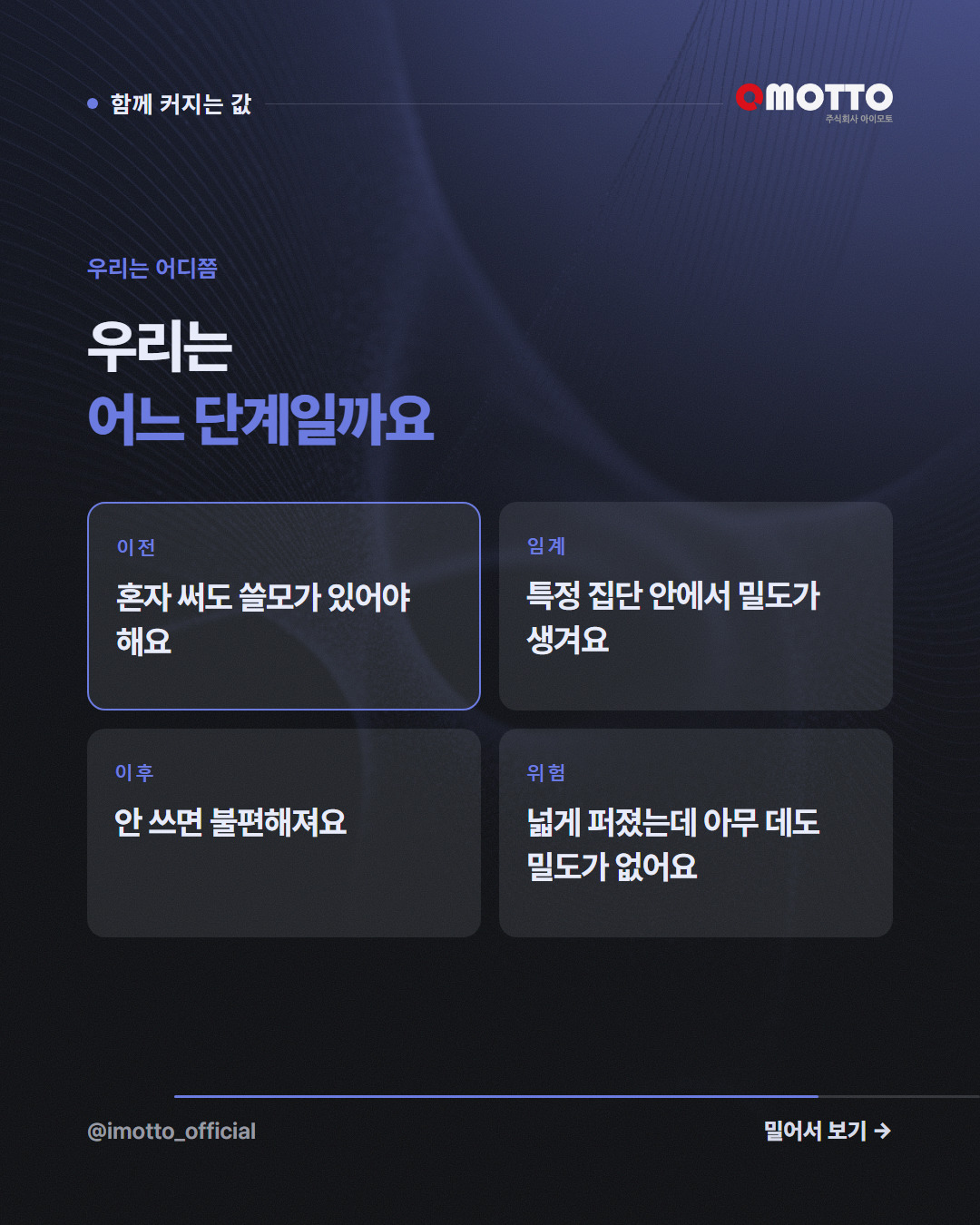 초기가 가장 어려운 구조 — 네트워크 효과의 함정 카드뉴스 4번째 장